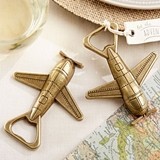 Kate Aspen "Let the Adventure Begin" Airplane Bottle Opener