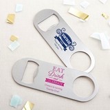 Kate Aspen Personalized Silver-Metal Oblong Bottle Opener - Birthday