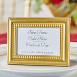 Kate Aspen Beautifully Beaded Gold Place Card/Photo Holders (Set of 6)