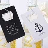 Kate Aspen Personalized Credit Card Bottle Opener (Monogram Designs)