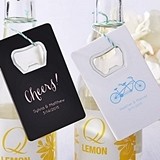 Kate Aspen Personalized Credit Card Bottle Opener (Wedding Designs)