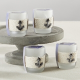 Kate Aspen "Anchors Away" Rope Tealight Holders (Set of 4)