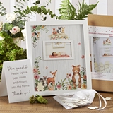 Kate Aspen Baby Shower Guest Book Alternative - Woodland Baby (Pink)