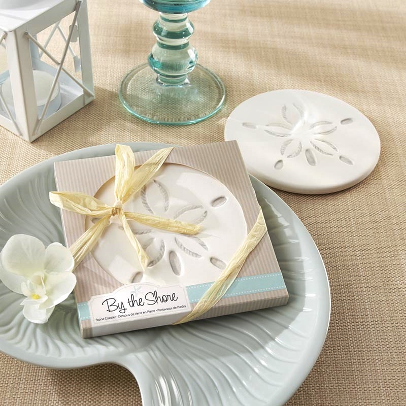 Kate Aspen "By the Shore" Sand Dollar Coaster in Gift-Box