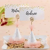 Kate Aspen Pink Party Hat Place Card Holders (Set of 6)