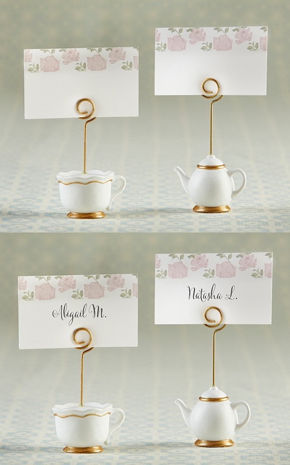 Kate Aspen "Tea Time Whimsy" Place Card Holders (Set of 6)