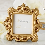 Kate Aspen Gold Baroque Place Card/Photo Holders (Set of 6)