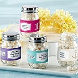 Adorable Personalized Baby Shower Mini Mason Jars (Set of 12)