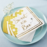 Kate Aspen Sweet As Can Bee Two-Ply Paper Napkins (Set of 30)