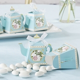 Kate Aspen Blue Tea Time Whimsy Teapot-Shaped Favor Boxes (Set of 24)