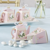 Kate Aspen Pink Tea Time Whimsy Teapot-Shaped Favor Boxes (Set of 24)
