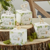 Kate Aspen Safari Theme Baby Shower Favor Boxes (Set of 24)