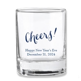 Kate Aspen Cheers! Script Design Personalized Shot Glass/Votive Holder