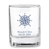 Kate Aspen Compass Design Personalized Shot Glass/Votive Holder