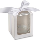 White Gift-Boxes for Shot Glass/Votive Holders (Set of 12)