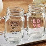 Kate Aspen Personalized 16oz Mason Jars (Wedding & Seasonal Designs)