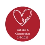 Kate Aspen Personalized Small Circle-Shaped Stickers (75 Designs)