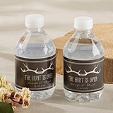 Kate Aspen Personalized 'The Hunt is Over' Water Bottle Labels