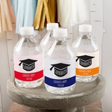 Kate Aspen Graduation Cap Design Personalized Water Bottle Labels