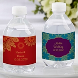 Kate Aspen Indian Jewel Designs Personalized Water Bottle Labels