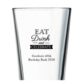 Kate Aspen Personalized 16oz Pint Glasses (Birthday Designs)