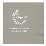Kate Aspen Personalized Triple-Ply Luncheon Napkins (Wedding Designs)