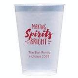 Kate Aspen Personalized Shatterproof Disposable Cups (Holiday Designs)