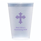 Kate Aspen Personalized Shatterproof Disposable Cups (Religious Designs)