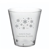 Kate Aspen Personalized Hard Plastic Disposable Cups (Holiday Designs)