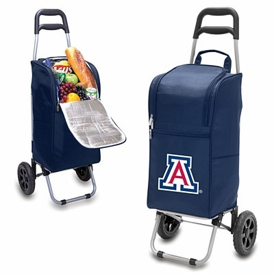 Officially-Licensed Collegiate Logo Rolling Cart Cooler