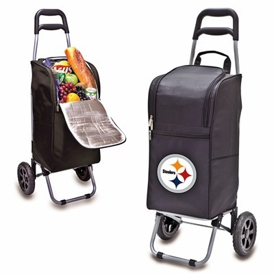 Officially-Licensed NFL Team Logo Rolling Cart Cooler