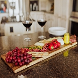 Toscana 'Madera' Rectangular Caribbean Walnut Charcuterie Board