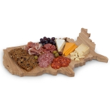 Solid Ashwood USA Map Serving Board by Picnic Time