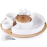 Officially-Licensed NFL Team Logo Symphony Serving Set by Picnic Time