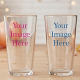 Personalized "Custom Design" 16oz Beer Pint Glasses (Set of 6)