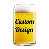 Personalized "Custom Design" 16 ounce Can-Shaped Glass