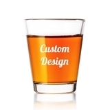 Personalized "Your Design and Text" Fluted Shot Glass