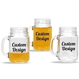 Personalized "Custom Design" 16oz Mason Jar Mug with Handle
