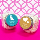 Personalized Themed Silhouette Icon Glass Candy Jars (61 Designs)