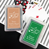 Playing Cards Deck with Personalized 'Falling in Love' Sticker on Case
