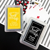 Playing Cards Deck w/ Personalized With My Whole Heart Sticker on Case