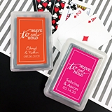 Playing Cards Deck with Personalized To Have & To Hold Sticker on Case