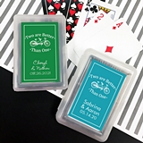 Playing Cards Deck w/ Personalized 2 Are Better Than 1 Sticker on Case