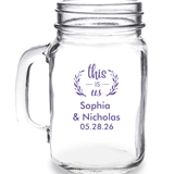 Personalized "This is Us" Laurels Design 16oz Mason Jar Mug