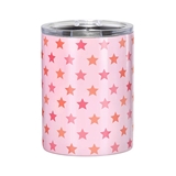 Sippin' Stars Motif Pink-Finish Stainless-Steel Tumblers (Set of 4)