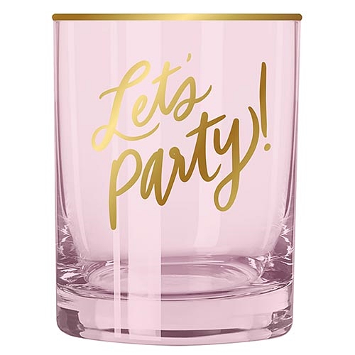 Let's Party Design 12oz Double Old-Fashioned (DOF) Glasses (Set of 4)