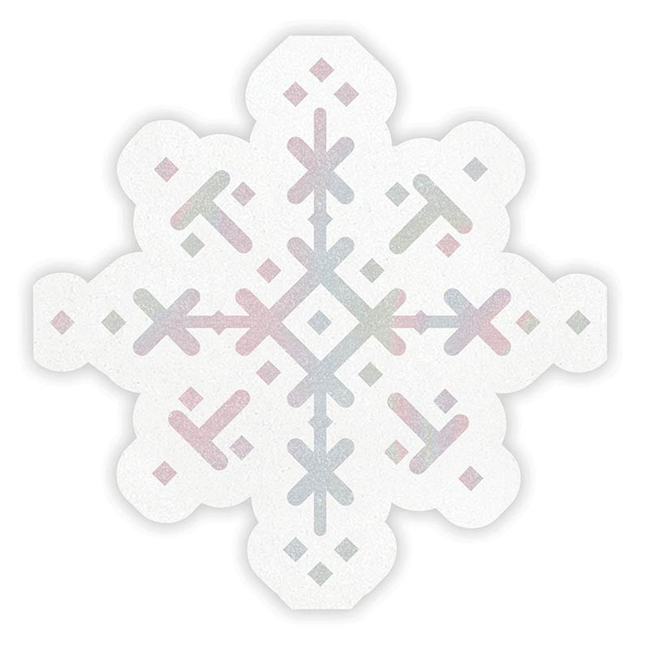 Winter Wonderland Snowflake-Shaped Die-Cut Paper Napkins (Set of 120)