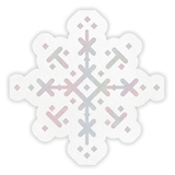 Winter Wonderland Snowflake-Shaped Die-Cut Paper Napkins (Set of 120)