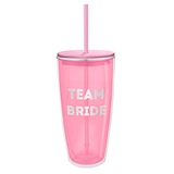 TEAM BRIDE Graphic Double-Walled 22oz Grayson Travel Tumblers (Set of 4)