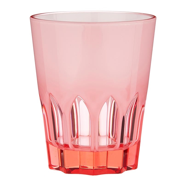 Retro-Look Blush Pink Acrylic Cups by Slant Collections (Set of 4)